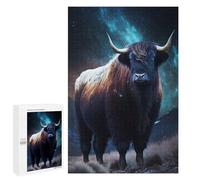 1000 PCS Puzzle Per Adolescenti Bison Space Puzzle Per Adulti Puzzle Difficile Sfida Attività Divertenti A Casa Ottimo Regalo Per I Giocatori 1000 PCS