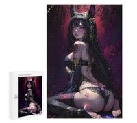 1000 PCS Puzzle Per Adolescenti Black Fox Girl Puzzle Per Adolescenti Analisi E Logica Difficile E Sfida Ideale Come Regalo 1000 PCS