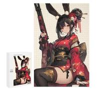 1000 PCS Puzzle Per Adolescenti Bunny Geisha Gunner Puzzle Per Adulti Migliorano La Memoria Difficili E Stimolanti Rompicapo Giochi Per Famiglie 1000 PCS