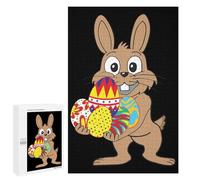 1000 PCS Puzzle Per Adolescenti Bunny Rabbit Cony Puzzle Per Adolescenti Migliora La Memoria Sfida Da Completare Giocattoli Educativi Per L'apprendimento 1000 PCS