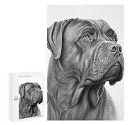 1000 PCS Puzzle Per Adolescenti Cane Corso Dog Drawn Puzzle Per Adulti, Rompicapo, Sfida Educativa, Regalo Di Compleanno 1000 PCS