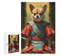 1000 PCS Puzzle Per Adolescenti Chihuahua The Samurai Puzzle Per Adolescenti Gioco Rompicapo Migliora La Memoria Regali Di Natale Compleanno 1000 PCS