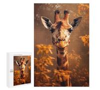 1000 PCS Puzzle Per Adolescenti Close Up Giraffe Puzzle Per Adolescenti Gioco Rompicapo Migliora La Memoria Regali Di Natale Compleanno 1000 PCS