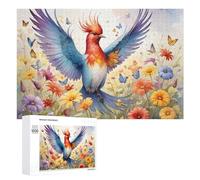 1000 PCS Puzzle Per Adolescenti Colorful Fantasy Bird Garden Puzzle Per Adolescenti Gioco Rompicapo Migliora La Memoria Regali Di Natale Compleanno 1000 PCS