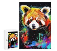 1000 PCS Puzzle Per Adolescenti Colorful Red Panda Artwork-1 Puzzle Per Adulti Gioco Pratico Corsa Di Velocità Delle Mani Divertimento Attività A Casa, 1000 PCS