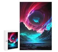 1000 PCS Puzzle Per Adolescenti Cosmic Aurora Landscape Puzzle Per Adolescenti Difficili Ogni Pezzo È Unico - Regalo Di Compleanno, Regali, 1000 PCS