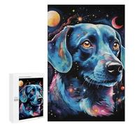1000 PCS Puzzle Per Adolescenti Cosmic Canine Canvas Puzzle Per Adolescenti Gioco Rompicapo Migliora La Memoria Regali Di Natale Compleanno 1000 PCS