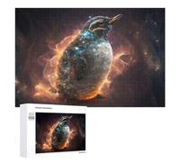 1000 PCS Puzzle Per Adolescenti Cosmic Penguin in Space Puzzle Per Adulti, Gioco Rompicapo, Gara Di Velocità Manuale, Impegnativo Da Completare 1000 PCS