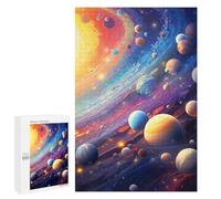 1000 PCS Puzzle Per Adolescenti Cosmic Planetscape Puzzle Per Adolescenti Gioco Rompicapo Migliora La Memoria Regali Di Natale Compleanno 1000 PCS