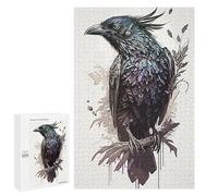1000 PCS Puzzle Per Adolescenti Crow Drawing Puzzle Per Adolescenti Gioco Rompicapo Migliora La Memoria Regali Di Natale Compleanno 1000 PCS
