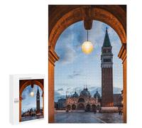1000 PCS Puzzle Per Adolescenti Dawn at Piazza San Marco Puzzle Fai Da Te Per Adulti, Giocattoli, Decorazioni Murali, Regali Per Tutta La Famiglia 1000 PCS