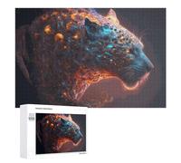 1000 PCS Puzzle Per Adolescenti Digital Leopard A Mesmerizing Fusion of Nature And Technology Puzzle Per Adolescenti Gioco Rompicapo Migliora La Memoria Regali Di Natale Compleanno 1000 PCS