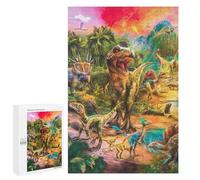 1000 PCS Puzzle Per Adolescenti Dinosaur Paradise Prehistoric Scene Puzzle Per Adolescenti Gioco Rompicapo Migliora La Memoria Regali Di Natale Compleanno 1000 PCS