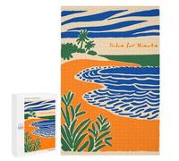 1000 PCS Puzzle Per Adolescenti Dolce Far Niente Beach Illustration Puzzle Per Adulti Migliorano La Memoria Difficili E Stimolanti Rompicapo Giochi Per Famiglie 1000 PCS