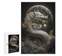 1000 PCS Puzzle Per Adolescenti Dragon Moon Myth Puzzle Adolescente Giocattolo Antistress Vacanza A Casa Passatempo Sfida Educativa 1000 PCS