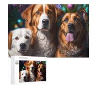 1000 PCS Puzzle Per Adolescenti Easter Egg Hunt with Dogs Puzzle Per Adolescenti Gioco Rompicapo Migliora La Memoria Regali Di Natale Compleanno 1000 PCS