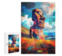 1000 PCS Puzzle Per Adolescenti Easter Island Art Puzzle Per Adolescenti Gioco Rompicapo Migliora La Memoria Regali Di Natale Compleanno 1000 PCS