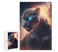 1000 PCS Puzzle Per Adolescenti Electric Leopard Mystic Power Unleashed Puzzle Per Adulti Giochi Per Famiglie Taglio Di Precisione Difficile E Impegnativo 1000 PCS