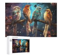 1000 PCS Puzzle Per Adolescenti Enchanted Birds on A Branch Puzzle Per Adolescenti Gioco Rompicapo Migliora La Memoria Regali Di Natale Compleanno 1000 PCS