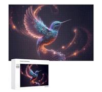 1000 PCS Puzzle Per Adolescenti Enchanted Cosmic Hummingbird Puzzle Per Adolescenti Gioco Rompicapo Migliora La Memoria Regali Di Natale Compleanno 1000 PCS