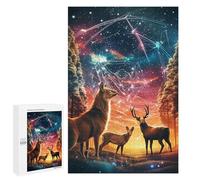 1000 PCS Puzzle Per Adolescenti Enchanted Forest Whispers -3 Puzzle Fai Da Te Per Adulti, Giocattoli, Decorazioni Murali, Regali Per Tutta La Famiglia 1000 PCS