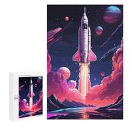 1000 PCS Puzzle Per Adolescenti Fantasy Rocket Space Puzzle Per Adolescenti Gioco Rompicapo Migliora La Memoria Regali Di Natale Compleanno 1000 PCS