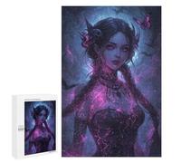 1000 PCS Puzzle Per Adolescenti Fantasy Woman with Butterflies And Magic Puzzle Per Adolescenti Difficili Ogni Pezzo È Unico - Regalo Di Compleanno, Regali, 1000 PCS