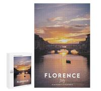 1000 PCS Puzzle per Adolescenti Firenze Puzzle per Adulti Giochi Famiglie Sfida Difficile Aiuta A Eserciare Il Cervello 1000 PCS