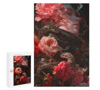 1000 PCS Puzzle Per Adolescenti Floral Serpent Puzzle Per Adolescenti Difficili Ogni Pezzo È Unico - Regalo Di Compleanno, Regali, 1000 PCS
