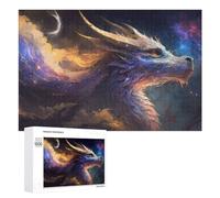 1000 PCS Puzzle Per Adolescenti Galactic Dragon Majesty -4 Puzzle Per Adulti, Gioco Rompicapo, Gara Di Velocità Manuale, Impegnativo Da Completare 1000 PCS