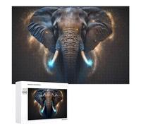 1000 PCS Puzzle Per Adolescenti Galactic Elephant Majesty Puzzle Per Adolescenti Gioco Rompicapo Migliora La Memoria Regali Di Natale Compleanno 1000 PCS