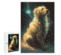 1000 PCS Puzzle Per Adolescenti Golden Retriever Dog Myth Puzzle Per Adulti Gioco Pratico Difficile Difficile Unico Compleanno E Regali 1000 PCS