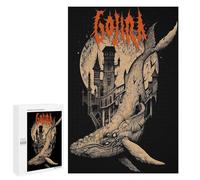 1000 PCS Puzzle Per Adolescenti Gothic Whale Castle Puzzle Per Adulti Rompicapo Gioco Analisi E Logica Regali Di Natale Compleanno 1000 PCS