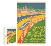 1000 PCS Puzzle Per Adolescenti Gran Prix Premio San Sebastian Espana 1933 Puzzle Fai Da Te Per Adulti, Giocattoli, Decorazioni Murali, Regali Per Tutta La Famiglia 1000 PCS