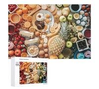 1000 PCS Puzzle Per Adolescenti Healthy Breakfast Spread with Fresh Fruits, Eggs, And Sausage Puzzle Per Adulti Giochi Per Famiglie Antistress Regali Per La Riduzione Dello Stress 1000 PCS
