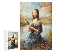 1000 PCS Puzzle Per Adolescenti Impressionist Inspired Mona Lisa Puzzle Per Adulti Gioco Pratico Assemblaggio Di Modelli Regali Unici Per Compleanno E Natale 1000 PCS