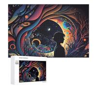1000 PCS Puzzle Per Adolescenti Inner Journey A Whimsical Artwork Puzzle Per Adulti Gioco Pratico Corsa Di Velocità Delle Mani Divertimento Attività A Casa, 1000 PCS