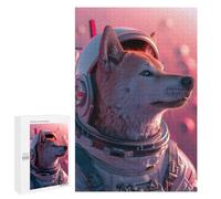 1000 PCS Puzzle Per Adolescenti Kishu Ken Astronaut Puzzle Per Adolescenti Gioco Rompicapo Migliora La Memoria Regali Di Natale Compleanno 1000 PCS