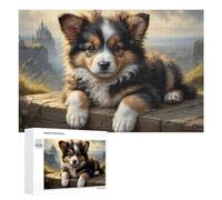 1000 PCS Puzzle Per Adolescenti Magical Castle Puppy Scene Puzzle Fai Da Te Per Adulti, Giocattoli, Decorazioni Murali, Regali Per Tutta La Famiglia 1000 PCS