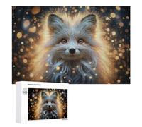 1000 PCS Puzzle Per Adolescenti Magical Fox Wallpaper Puzzle Per Adolescenti Gioco Rompicapo Migliora La Memoria Regali Di Natale Compleanno 1000 PCS