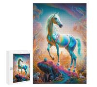 1000 PCS Puzzle Per Adolescenti Magical White Stallion Puzzle Per Adulti Gioco Pratico Difficile Difficile Unico Compleanno E Regali 1000 PCS