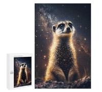 1000 PCS Puzzle Per Adolescenti Meerkat in Space -1 Puzzle Per Adolescenti Migliora La Memoria Sfida Da Completare Giocattoli Educativi Per L'apprendimento 1000 PCS