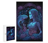 1000 PCS Puzzle Per Adolescenti Mermaid's Enchanted Underwater Realm Puzzle Per Adulti Giochi Di Pensiero Regali Per Le Donne Unici Regali Per Compleanno E Natale 1000 PCS