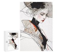 1000 PCS Puzzle Per Adolescenti Modern Geisha Puzzle Per Adolescenti Gioco Rompicapo Migliora La Memoria Regali Di Natale Compleanno 1000 PCS