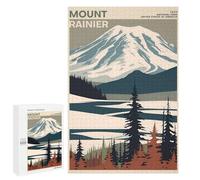 1000 PCS Puzzle Per Adolescenti Mount Rainier National Prk Puzzle Per Adolescenti Difficili Ogni Pezzo È Unico - Regalo Di Compleanno, Regali, 1000 PCS