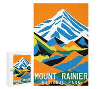 1000 PCS Puzzle Per Adolescenti Mount Rainier Poster Puzzle Per Adolescenti Difficili Ogni Pezzo È Unico - Regalo Di Compleanno, Regali, 1000 PCS