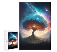 1000 PCS Puzzle Per Adolescenti Mystical Space Tree Puzzle Per Adulti Gioco Per Famiglie Antistress Difficile Da Completare 1000 PCS