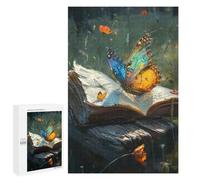 1000 PCS Puzzle Per Adolescenti Nature's Whisper Butterfly Book Puzzle Per Adolescenti Analisi E Logica Difficile E Sfida Ideale Come Regalo 1000 PCS