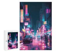 1000 PCS Puzzle Per Adolescenti Neon Cityscape-113 Puzzle Adolescente Giocattolo Antistress Vacanza Casa Passatempo Sfida educativa 1000 PCS