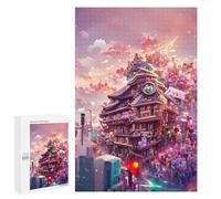 1000 PCS Puzzle Per Adolescenti Neon Cityscape A Futuristic Vision Puzzle Per Adolescenti Gioco Rompicapo Migliora La Memoria Regali Di Natale Compleanno 1000 PCS